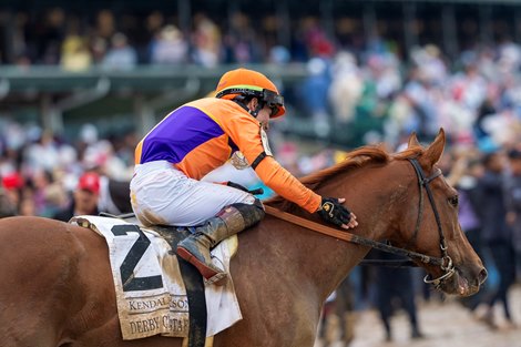 Kopion and Kazushi Kimura Race 10, Derby City Distaff, Churchill Downs, Louisville, KY, May 3, 2025, Mathea Kelley-Bloodhorse