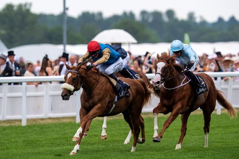Humidity and James Doyle win the The Chesham Stakes, Royal Ascot 2025, Ascot Racecourse, Ascot UK, 6-21-25, Mathea Kelley-Bloodhorse