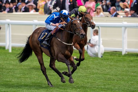 Venetian Sun and Clifford Lee win the Albany Stakes G3, Royal Ascot 2025, Ascot Racecourse, Ascot UK, 6-20-25, Mathea Kelley-Bloodhorse