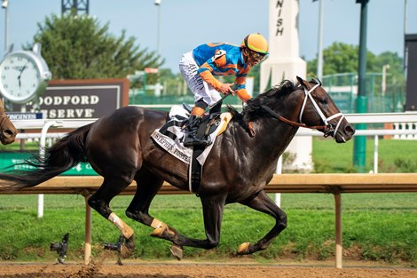 Mindframe and Irad Ortiz win the G1 Stephen Foster  Stakes at Churchill Downs, Louisville, KY,  6-28-25, Javier-Molina-Bloodhorse