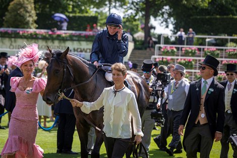 Charles Darwin and Ryan Moore wins the Gr.2 Norfolk Stakes.<br>
 Royal Ascot.<br>
Photo: Patrick McCann/Racing Post<br>
19.06.2025