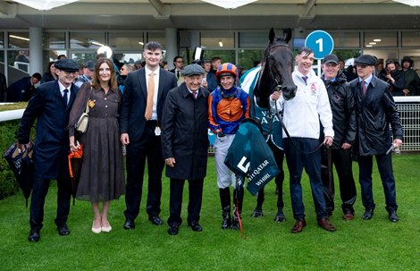 Happy faces after Whirl's win in  the Nassau Stakes<br>
Goodwood 31.7.25