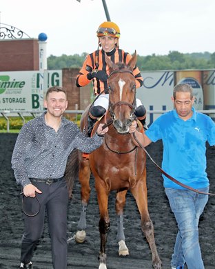 Golden Afternoon wins the 2025 Tom Ridge Stakes at Presque Isle Downs