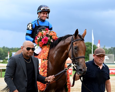 Excellent Truth wins the 2025 Diana Stakes at Saratoga Race Course