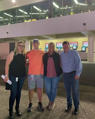 Joe Scurto with New Young owners