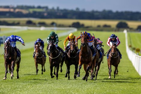 The Gr.3 Round Tower Stakes won by Mission Central and Wayne Lordan.<br>
The Curragh.<br>
Photo: Patrick McCann/Racing Post<br>
30.08.2028