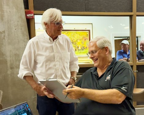 Ned Toffey, Bob Baffert, 2025 Keeneland September Yearling Sale