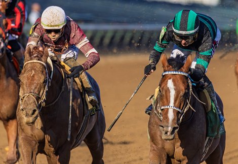 Mystik Dan battled Disarm down the stretch in the G2 Lukas Classic S. and prevailed for his second stakes win of 2025.