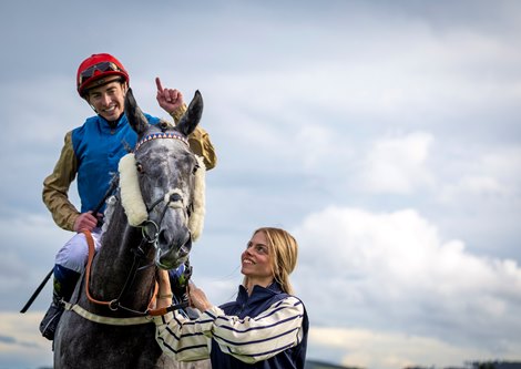 The Gr.1 Matron Stakes won by Fallen Angel and James Doyle.<br>
Irish Champions Weekend.<br>
Leopardstown.<br>
Photo: Patrick McCann/Racing Post<br>
13.09.2028