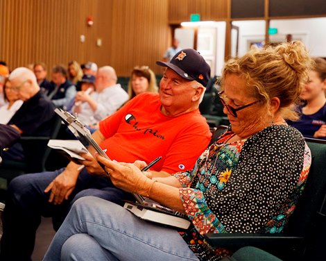 Lee Searing ,April Mayberry, 2025 Keeneland September Yearling Sale