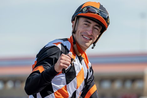 Queen Maxima with Juan Hernandez wins the Senator Ken Maddy Stakes at Del Mar Racetrack in Del Mar, CA on October 31, 2025.