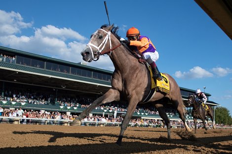 Ted Noffey wins the 2025 Breeders' Futurity at Keeneland