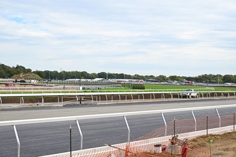 Belmont Park, topping off ceremony, October 15 2025