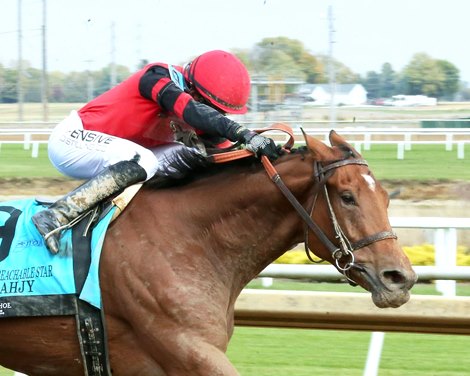Sir Bahjy wins the 2025 Unreachable Star Handicap at Horseshoe Indianapolis