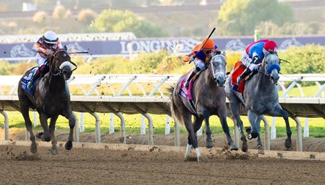 Ted Noffey with John Velazquez wins the Juvenile (G1) at Del Mar Racetrack in Del Mar, CA on October 31, 2025.