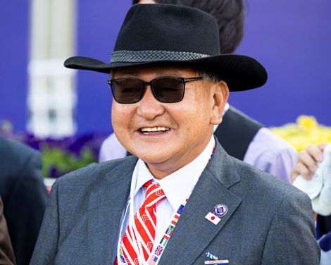 Winning connections in the winner’s circle after Forever Young with Ryusei Sakai win the Breeders’ Cup Classic (G1) at Del Mar Racetrack in Del Mar, CA on November 1, 2025.