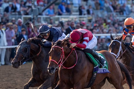 Forever Young wins the 2025 Breeders' Cup Classic at Del Mar