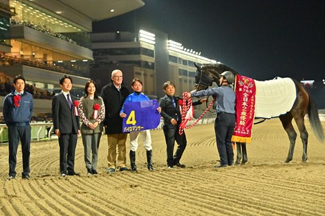 Pyromancer wins the 2025 Zen-Nippon Nisai Yushun