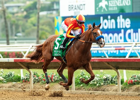 Desert Gate wins the 2025 Best Pal Stakes at Del Mar