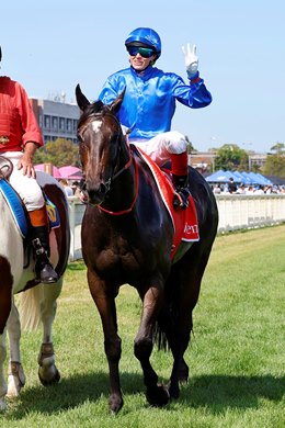 Pericles wins the 2026 Futurity Stakes at Caulfield Racecourse