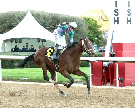 Renegade wins the 2026 Arkansas Derby at Oaklawn Park