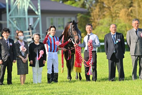 Lovcen, ridden by Kohei Matsuyama, wins the 2026 Satsuki Sho (Japanese 2000 Guineas) on Sunday, April 19, 2026 at Nakayama Race Course