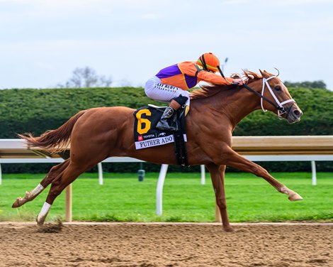 Further Ado with Irad Ortiz, Jr. wins the Blue Grass (G1) at Keeneland in Lexington, Ky. on April 4, 2026