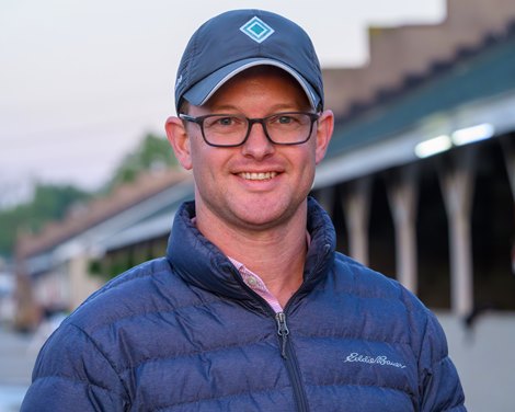 Riley Mott Training at Churchill Downs on April 23, 2026.