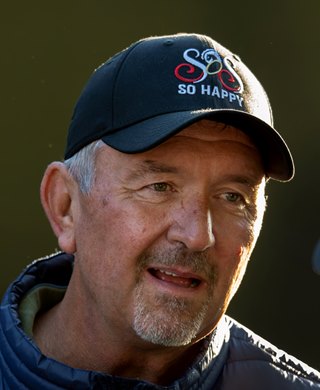 Trainer Mark Glatt at Churchill Downs Thursday Apr. 30, 2026 in Louisville, KY.Photo by Skip Dickstein
