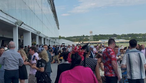 The Crowd at Laurel Park on 2026 Preakness Day