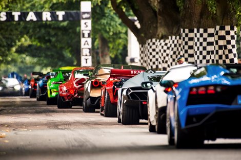Lamborghinis at Goodwood Motor Circuit