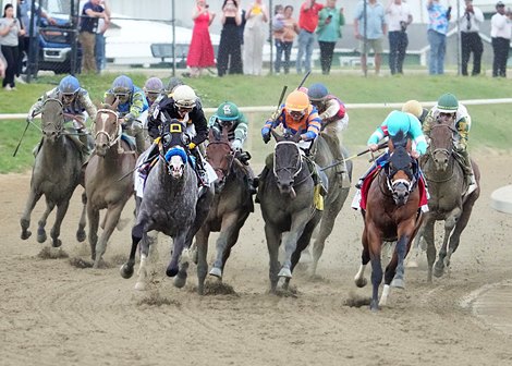 Napoleon Solo wins the 2026 Preakness Stakes at Laurel Park