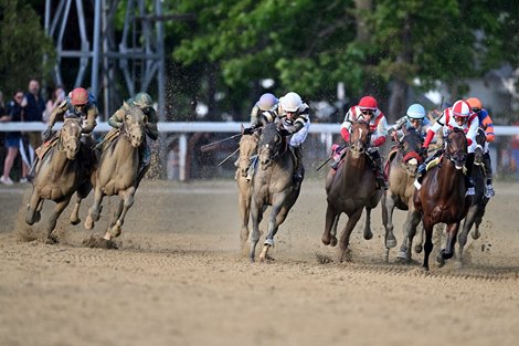 Golden Tempo wins the 2026 Belmont Stakes at Saratoga Race Course