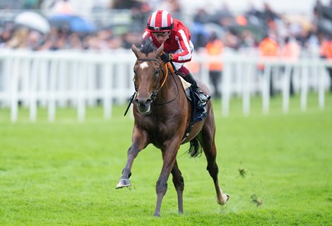 Bay City Roller (Oisin Murphy,left) wins the Coronation Cup Epsom 6.6.26 Pic : Edward Whitaker