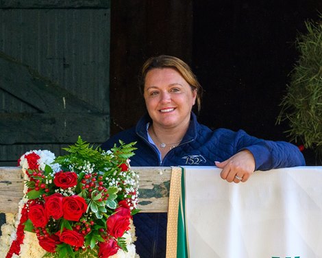 Morning after Cherie DeVaux  at Saratoga in Saratoga Springs, N.Y., on June 7, 2026.