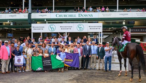 Magnitude with Jose Ortiz wins the Stephen Foster (G1) at Churchill Downs on June 27, 2026.