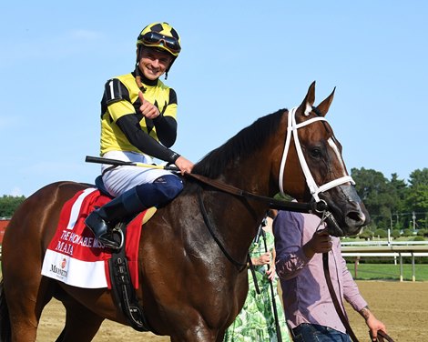 Maida wins the Honorable Miss Stakes on Sunday, July 26, 2026 at Saratoga Race Course