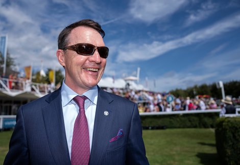 Aidan O'Brien Goodwood 30.7.26 Pic: Edward Whitaker