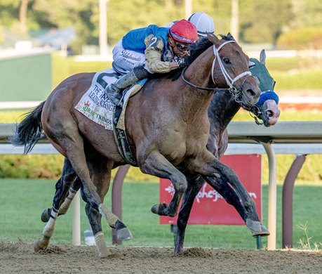 Leading Change with Manuel Franco wins the DraftKings Travers Stakes (G1) at Saratoga Race Course in Saratoga Springs, NY., on Aug. 29, 2026.