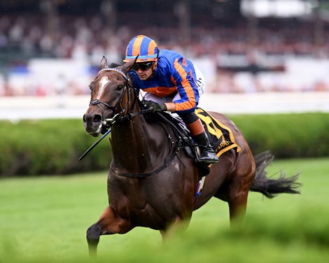 Survie (IRE) wins the 2026 Glens Falls Stakes at Saratoga Race Course