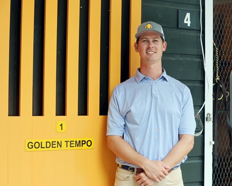 Walker Hancock at the Fasig-Tipton Saratoga Sale