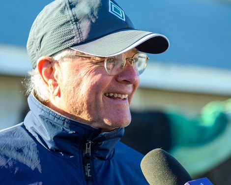Bill Mott, trainer of Sovereignty Breeders’ Cup contenders and training scenes at Keeneland in Lexington, Ky., on Oct. 25, 2026.