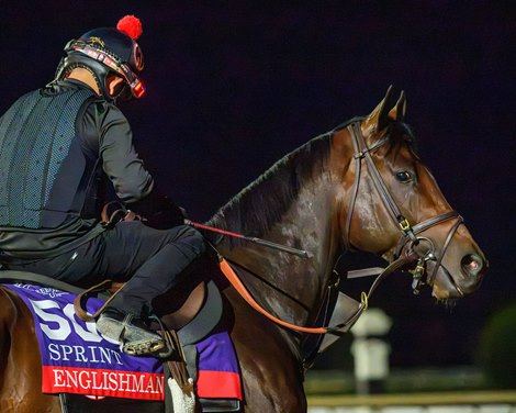Englishman<br>
Breeders’ Cup contenders and training scenes at Keeneland in Lexington, Ky., on Oct. 23, 2026.